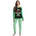 thumbnail image 2 of #followme Family Pajamas Cotton Kids Pajama Set 34544-7 (7, Green - Elfing Around), 2 of 5