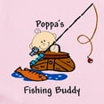 thumbnail image 2 of CafePress - Poppa's Fishing Buddy Infant Bodysuit - Baby Light Bodysuit, Size Newborn - 24 Months, 2 of 4