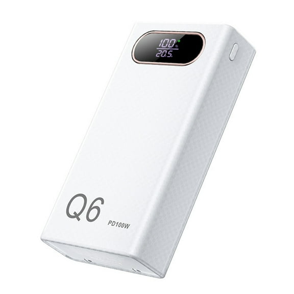 DIY Power Case for 6pcs 21700 Batteries Storage Digital Screen Quick Charging