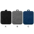 thumbnail image 4 of Guantes de cocina resistentes al calor Bewildely de algodón y silicona antideslizantes 5 uds gris, 4 of 6