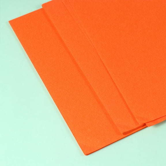 HEMOTON 500pcs Creative Origami Paper Handcraft Paper Funny DIY Folding Paper Hand Craft Supplies for Kids Kindergarten (Orange)