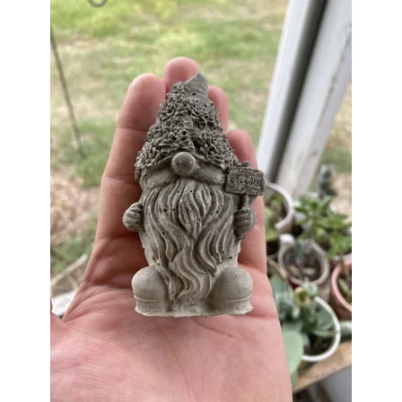 Gnome Statue Fairy Garden Funny Dwarf Figurines Cement Home Decor