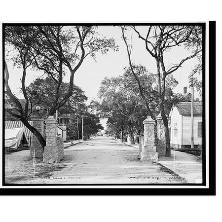 Historic Print, Avenue C, Miami, Fla., 16" x 20"