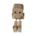 thumbnail image 4 of Figura de hombre de madera con pies temblorosos, accesorios para automóviles, ligera, multiusos, divertida. Figurilla, 4 of 9