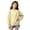 00-Light Yellow569, variant on WOYY Girls Leopard Print Sweatshirt Casual Crewneck Long Sleeve Pullover Top, Size 3-14