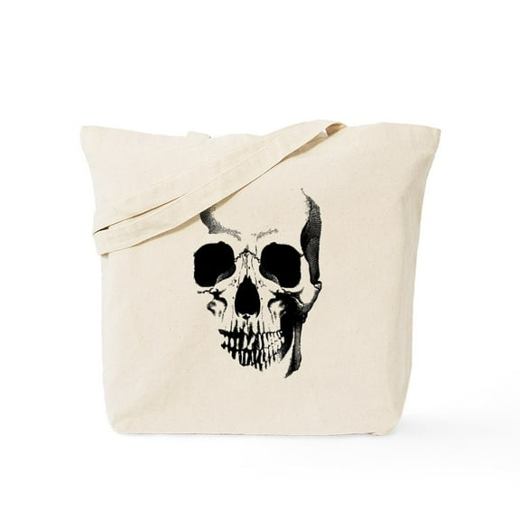 CafePress - Skull Face Tote Bag - Unisex Canvas Tote Bag, Beige, 1-Piece