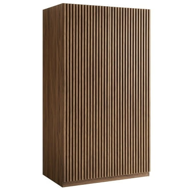 Render Wardrobe Closet in Walnut