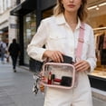 thumbnail image 6 of MMJ Crossbody Bags for Women Transparent Small Square Bag Clear Purse Phone Pouch Wide Strap Shoulder Crossbody 7.09x5.12x2.36in Summer, 6 of 6
