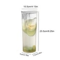 thumbnail image 3 of FeiFu 2L Plastic Water Pitcher with Lid,Clear Airtight Beverage Pitcher Juices Container Water Fridge Jug for Juices,Coffee,Iced Tea,Lemonade, 3 of 5