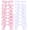 Pink, White, variant on Hair Bows Clips Ribbon Bowknot with Long Tail Princess Hair Bows Barrettes Hair Accessories for Women Girls 16 count (Rose red, Cream,White, Blue)