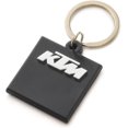 thumbnail image 2 of Genuine KTM Logo Keyholder, 2-sided Ready To Race Rubber Keychain with Stainless Steel Split Ring, 2 of 2