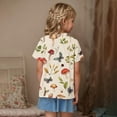 thumbnail image 2 of Spazoro Toddler Girls T-shirts, Summer Printed Crewneck Casual Short Sleeve Tops Tee Khaki Size 4 T, 2 of 7