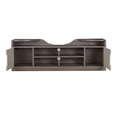 thumbnail image 5 of Fetz 2-Cabinet and 4-Shelf Wood 72" TV Stand, Chestnut Brown, 5 of 9