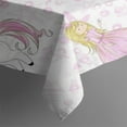 thumbnail image 5 of Princess Unicorn Pattern Rectangle Tablecloth 60"x102",Waterproof Polyester Rectangle Table Cloth, Wipeable Spillproof Polyester Tablecloth for Dining, Camping, Indoor and Outdoor, 5 of 6