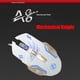 thumbnail image 2 of Ratón mecánico con cable Pisexur A8 para juegos de deportes electrónicos, lámpara de respiración controlable de cuatro colores, programación de macros personalizada de 6 teclas, ajuste de velocidad v, 2 of 6