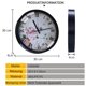 thumbnail image 2 of Glass Flowers Wall Clock Silent Non Ticking Wall Clocks Vintage Roman Numerals Glass Decorative Round Wall Clock 12 Inch, 2 of 5