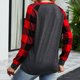 thumbnail image 5 of Pntutb, camisas navideñas para mujer, tops de empalme a cuadros, sudaderas de manga larga a la moda, blusas, tops Pntutb Pntutb-4015, 5 of 6