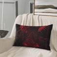 thumbnail image 6 of Fotbe Red Gothic Skeleton Throne Pillow Cases - Envelope Closure - Luxury, Extra Soft, Cooling Pillow Covers - Wrinkle, Fade, Stain Resistant-16"x24", 6 of 8