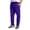 Purple, variant on Ediodpoh Mens Hop Pants Casual Solid Color Track Lace up Workout Pants with Pocket Fall and Winter Casual Sports Elastic Waist Straight Slim Pants Men’s Pants Yellow XXXL