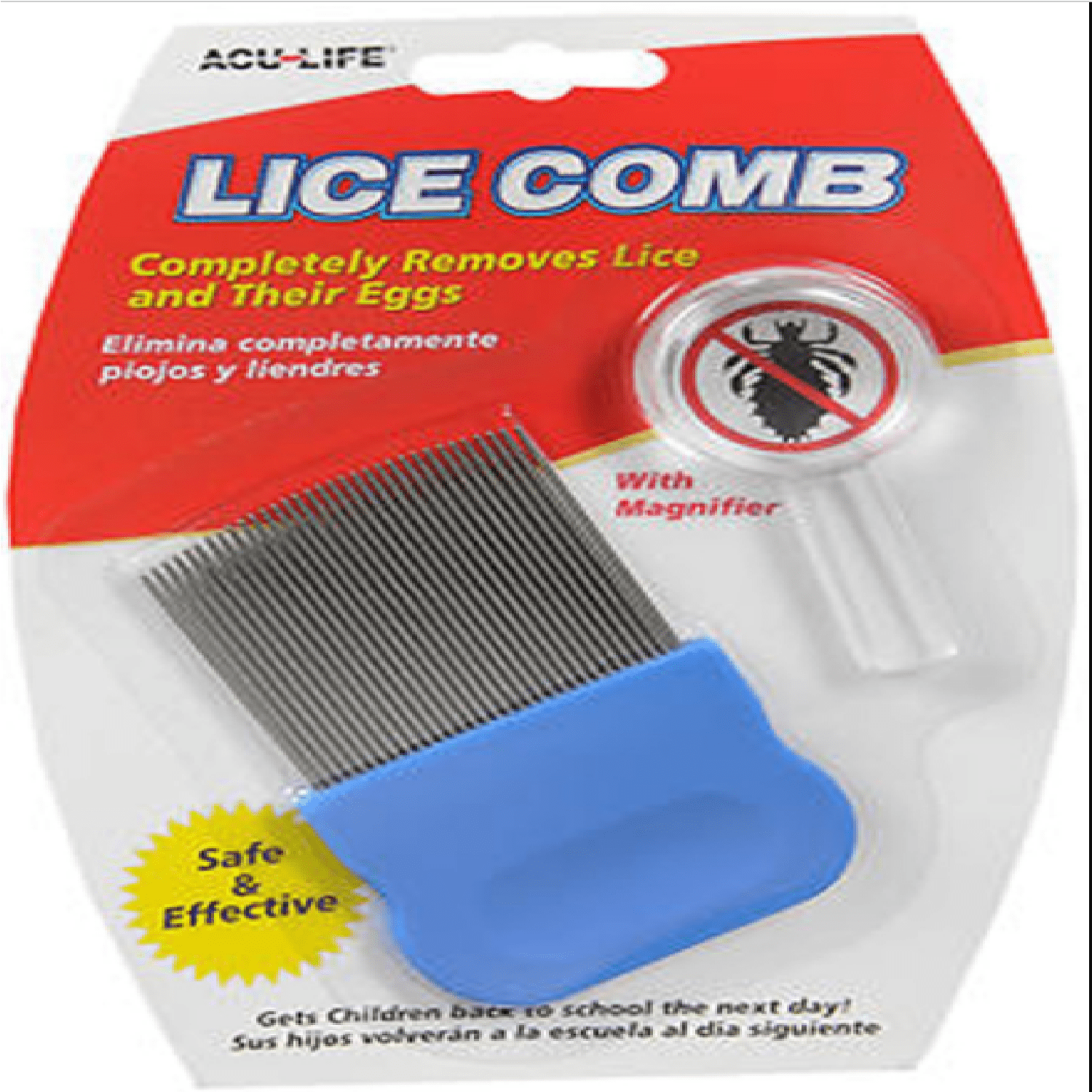 Health Enterprises Lice Comb With 5X Magnifier 1 Each - Walmart.com