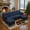 Blue, variant on ijuicy Convertible U/L Shaped Sectional Sofa with Chaises , 6 Seater Couch for Living Room, Beige