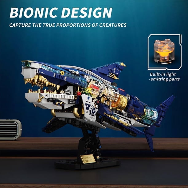GZBrick Shark Set (1277pcs) | Play blocks for hotels - Walmart