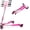 Pink, variant on Wheelive Kids 3-Wheel Drift Scooter, Foldable Swing Kick Ride-On Toy with Adjustable Handlebar & Light-Up Wheels for Boys & Girls Ages 5–12, Pink
