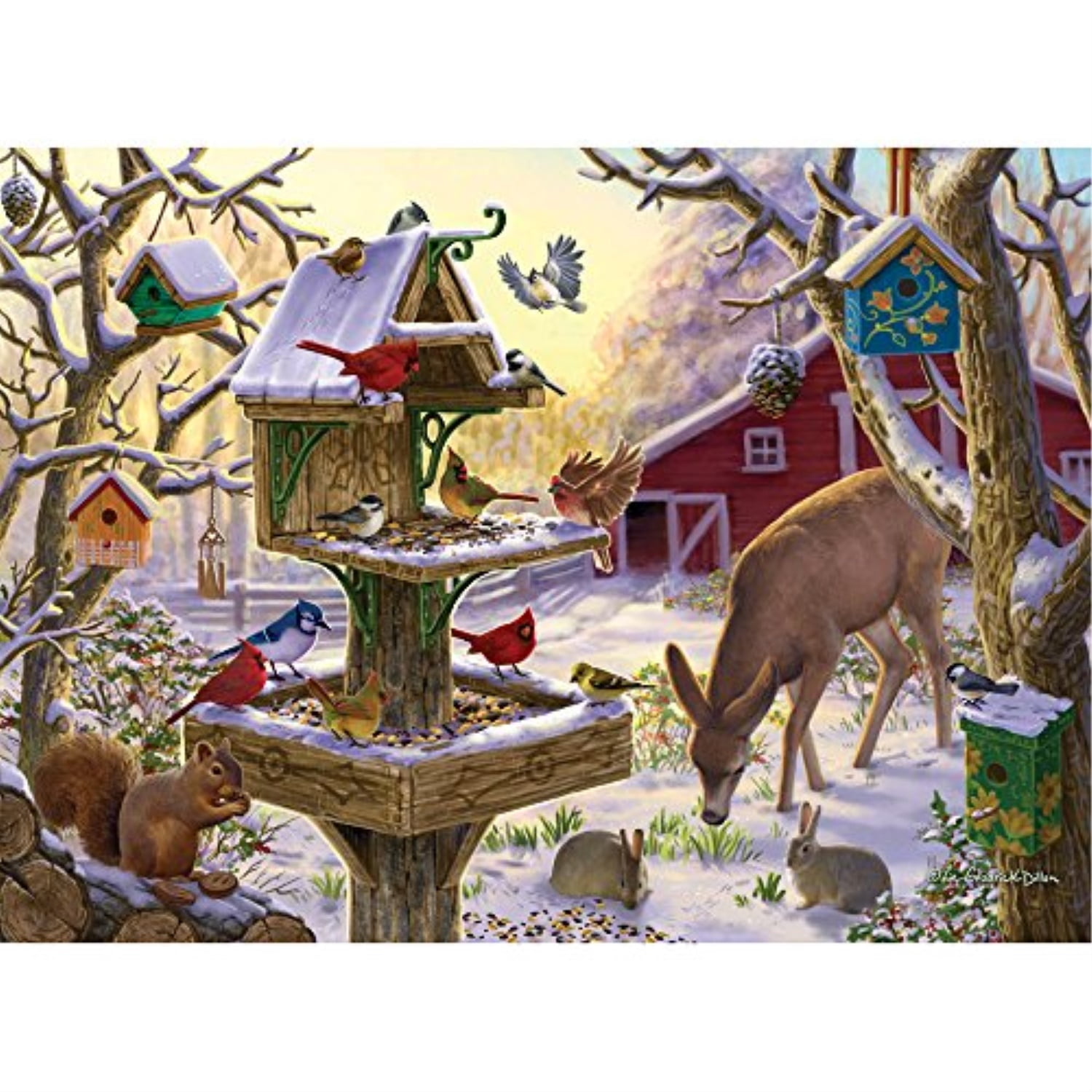 bits and pieces - 500 piece jigsaw puzzle for adults - sunrise feasting