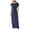 Dark Blue, variant on Diufon Women's Maternity Nursing Dress Soft Off Shoulder Double Layers Breastfeeding Gown Dress for Wedding Party