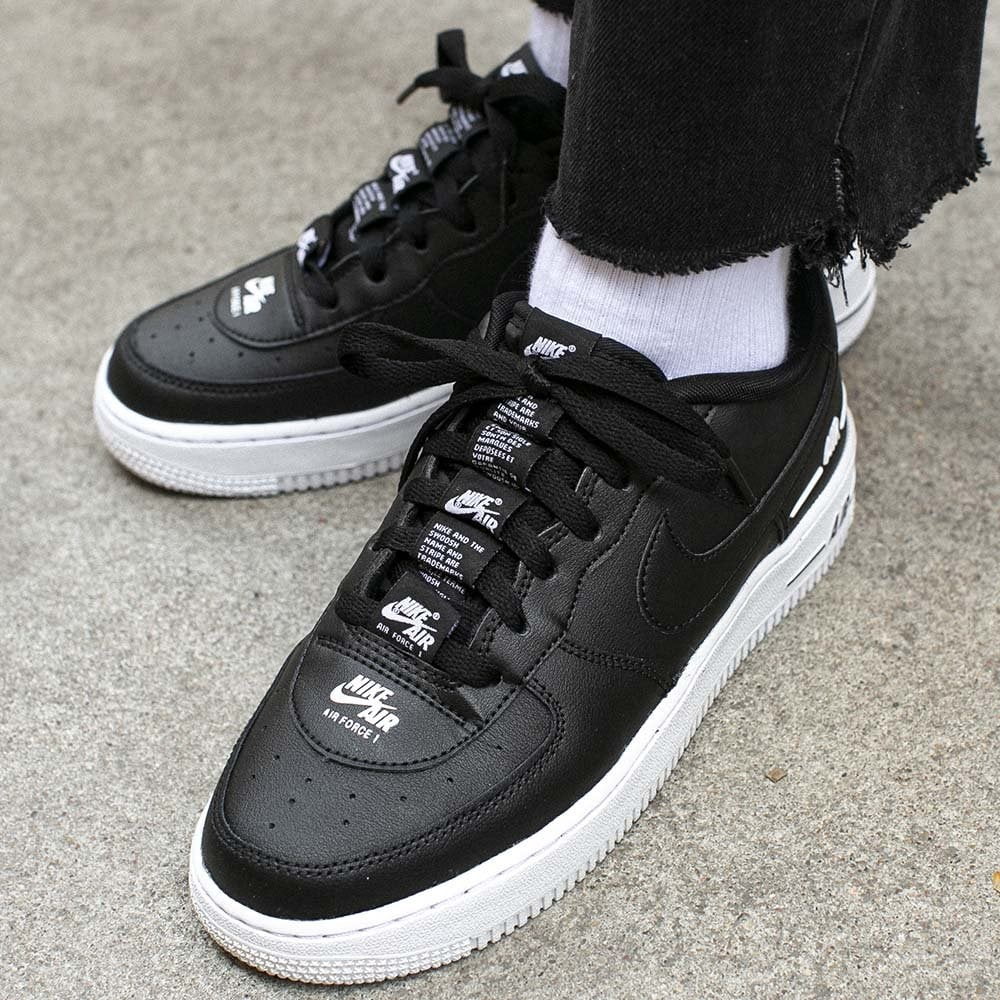 靴 Nike GS Air Force 1 Low LV8 Black 24.5 Nike Force 1 Low LV8 3 Baby/Toddler Shoes. Nike.com