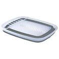 thumbnail image 2 of Progressive International CDD-100 Plastic Collapsible Dish Rack with Drain Board, 2 of 4