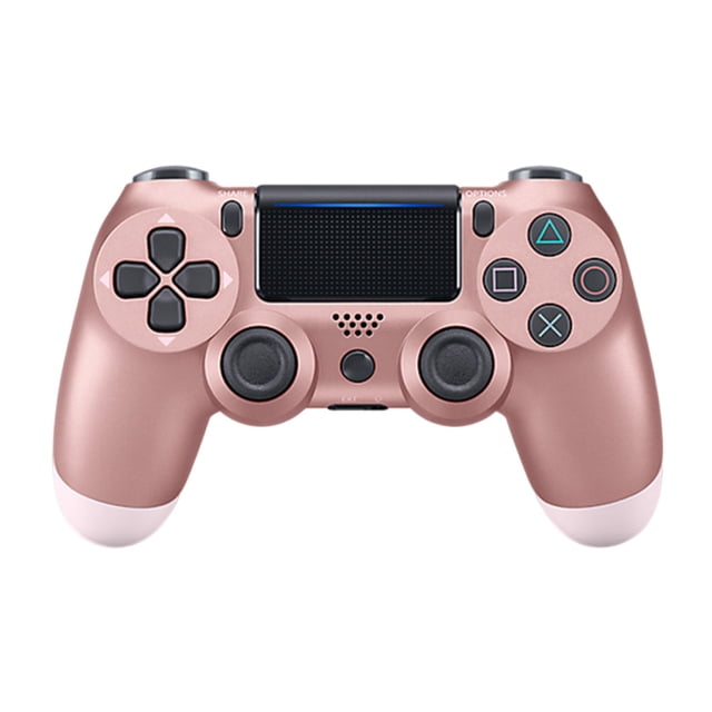 Controlador Inalámbrico Likrtyny 600mAh Panel Táctil Compatible Con PS4 Oro Rosa
