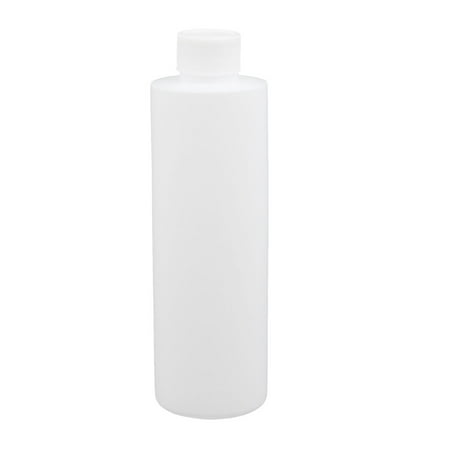 - Unique Bargains 6.8oz HDPE Plastic White Refillable Narrow Mouth Storage Bottle Jar