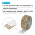 thumbnail image 4 of Unique Bargains 3Roll 3 Yards 18mm Self Adhesive Diamond Ribbon for  Arts & Crafts,Light Beige, 4 of 5