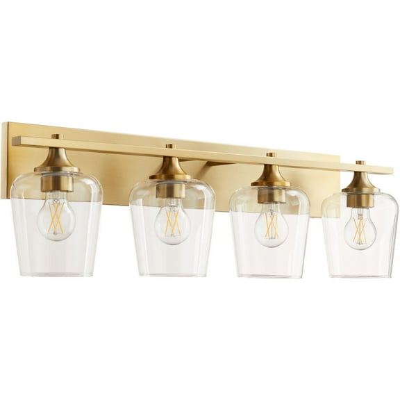Veno 4 - Light Aged Brass Brass Contemporary Wall Sconce