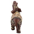 thumbnail image 3 of Riousery Estatua de Elefante de la Suerte Feng Shui Grano de Madera Grande (14 x 14 cm / 5.5 x 5.5 inches), 3 of 9
