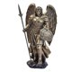 thumbnail image 5 of Figura de guerrero ángel, regalo ideal, adorno de mesa para vitrina, oficina o hogar. Oro A, 5 of 9