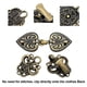 thumbnail image 5 of 4 Uds Vintage suéter remolino Clip Retro chal Collar cierre capa cárdigan Clips vestido broche para camisa Clip para niña mujer, 5 of 5