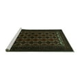 thumbnail image 2 of Ahgly Company Machine Washable Indoor Square Persian Turquoise Blue Traditional Area Rugs, 4' Square, 2 of 4