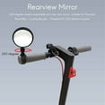 thumbnail image 4 of Scooter Rearview Mirror for M365 M365 Pro with Electric Bike Scooter Horn Turn Signals On/Off Button Switch,1 x multi-function switch 2 x Rear View Mirror,Black, 4 of 5