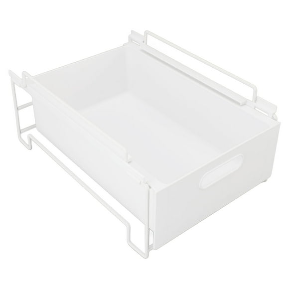Cabinet Pull Out Shelf, Under Sink Organizer Built in Handle Easy Access for Kitchen