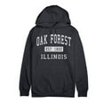 thumbnail image 1 of Oak Forest Illinois Classic Established Premium Cotton Hoodie, 1 of 1