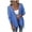 Blue, variant on Lilgiuy Women Casual Pockets Long Sleeve Casual Solid Coat Cardigan Blouse(Pink,10) Winter Fashion 2022