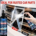 thumbnail image 4 of RRJ 2Pcs Chrome Restoration Spray And Rust Remover, Car Parts Chrome Polish Cleaner, Rust Dissolver For Chrome Wheels Bumpers Trim, Chrome Shine Restorer For Motorcycle Automotive Metal Surfaces, 4 of 9