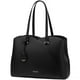 thumbnail image 1 of Bolsa de mano para portátil LOVEVOOK de 43 cm para mujer, negra, impermeable, 1 of 8
