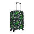 thumbnail image 3 of Easygdp Dinosaur and Bone Print Elastic and Washable Suitcase Protective Cover with Hidden Zipper Fits 18-32 inch Luggage -Small, 3 of 9