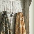 thumbnail image 2 of Resenkos 3-In-1 Entryway Bench with Coat Rack - Hall Tree, Shoe Storage & 5 Hooks, for Hallway, Distressed White, 2 of 8