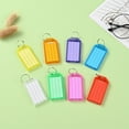 thumbnail image 3 of Mightlink 20Pcs Plastic Key Tags with Label Lightweight Writeable Removable Key Ring Tag Lightweight Colorful Key Organization Label, 3 of 6