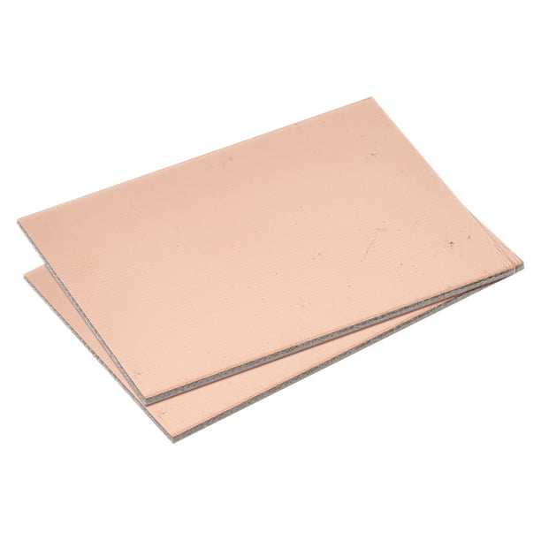 Uxcell 70mm x 50mm x 1mm FR4 SingleSided PCB Copper Clad Board, 2