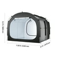 thumbnail image 5 of KFFKFF Bicycle Shelter, Accommodates 5 Bicycles, Roomy Outdoor Bicycle Shelter with Air Circulation Window, Water-Resistant Simple Setup Bicycle Shelter with Robust Fiberglass & Double Zippers, 5 of 9